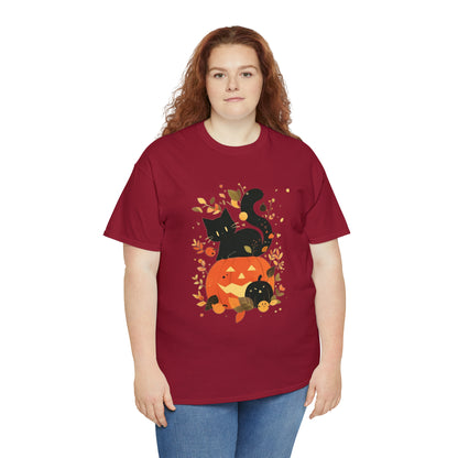 Spooky Kitty Unisex Heavy Cotton Tee