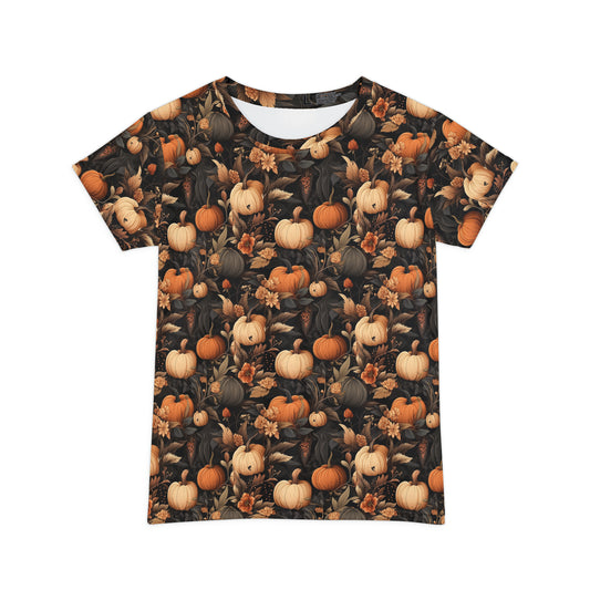Pumpkin Harvest Women's Short Sleeve Shirt (AOP)