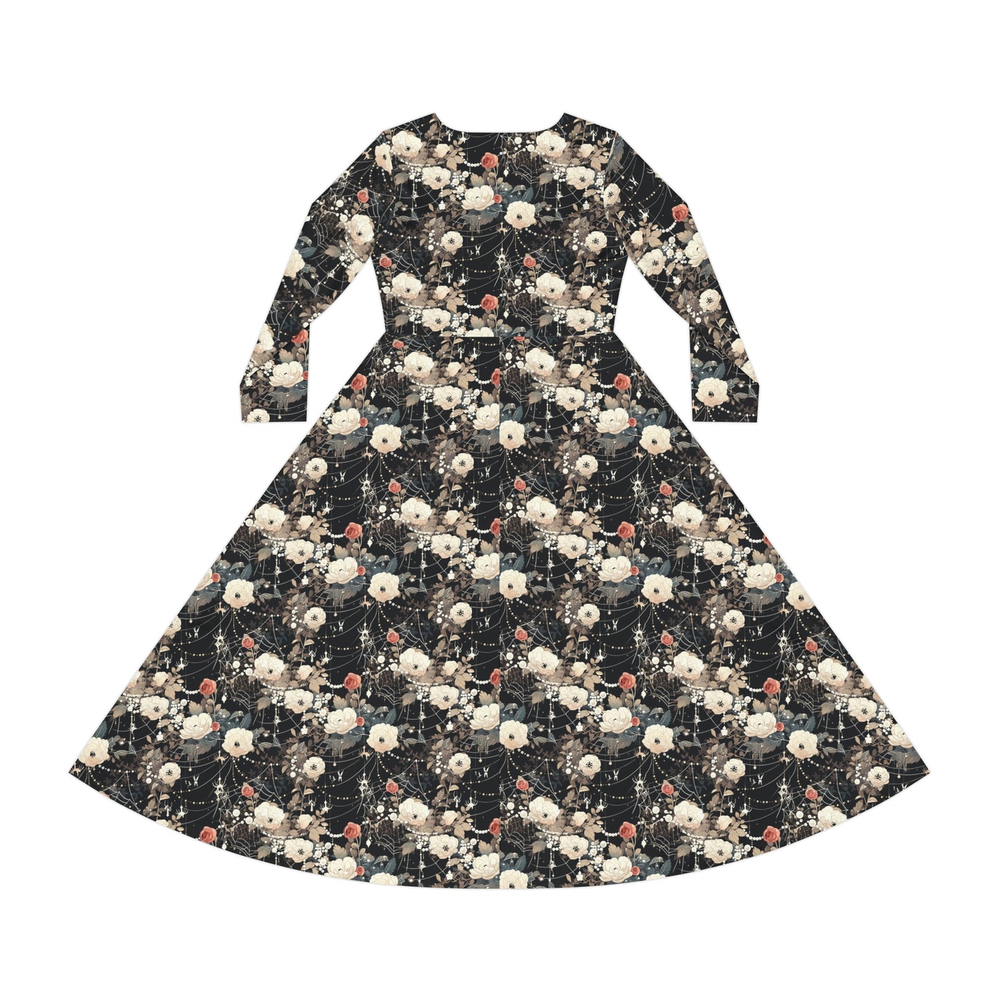 Shimmerweb Women's Long Sleeve Dance Dress (AOP)