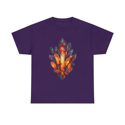 Volcanic Crystal Cluster Unisex Heavy Cotton Tee