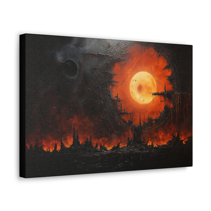 Cursed Sun Canvas Gallery Wrap