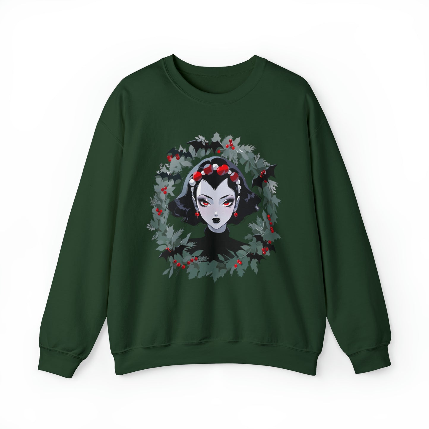 Vampire Wreath Unisex Heavy Blend™ Crewneck Sweatshirt