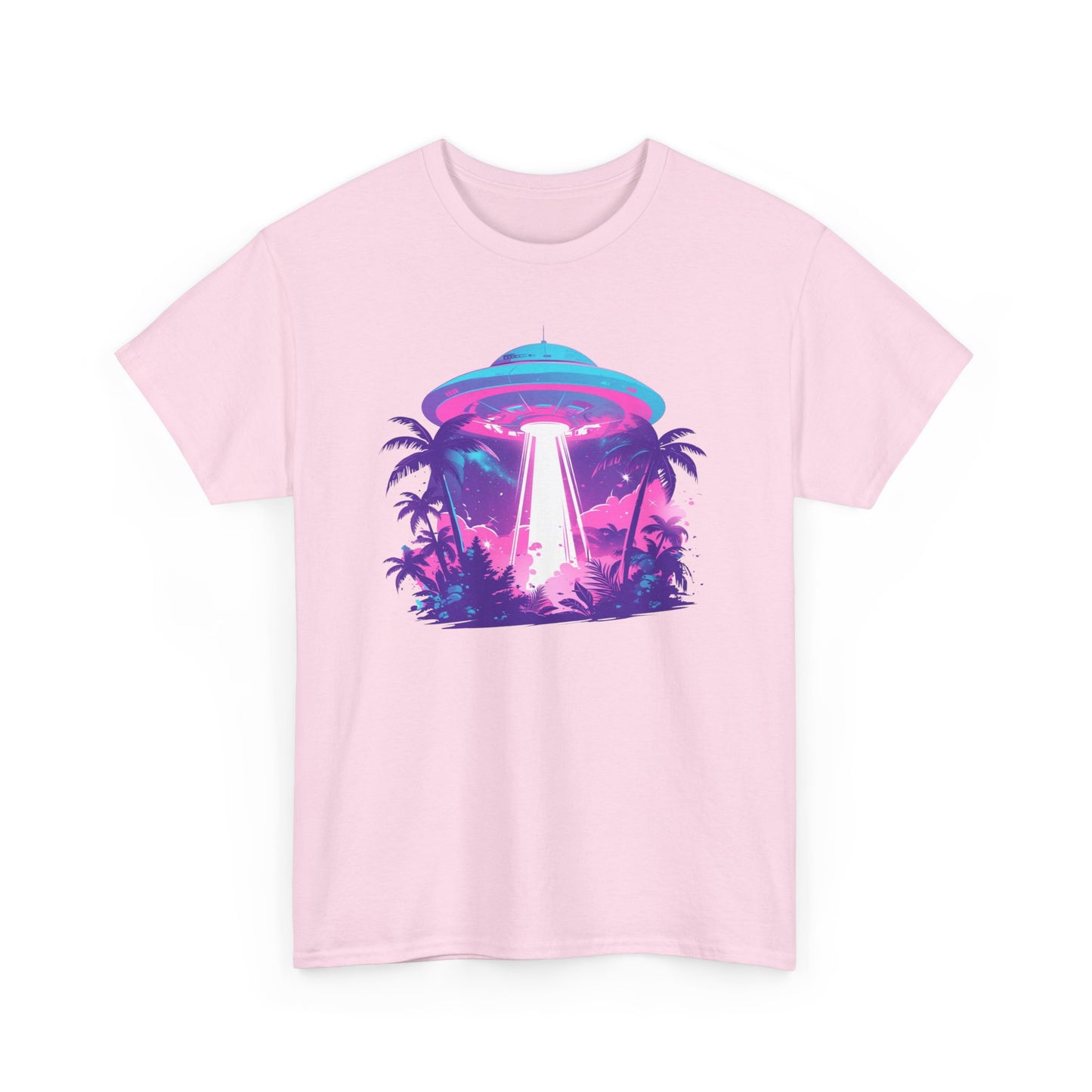 Tropical UFO Unisex Heavy Cotton Tee