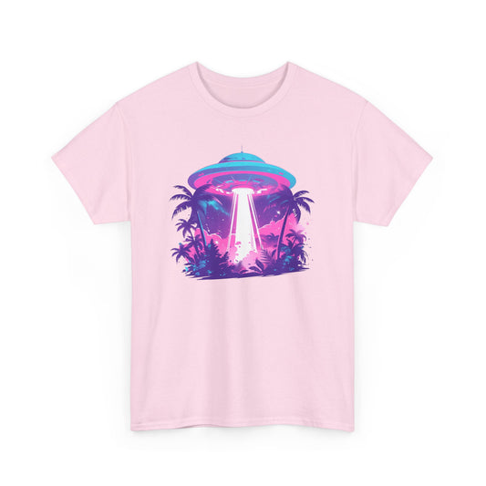 Tropical UFO Unisex Heavy Cotton Tee