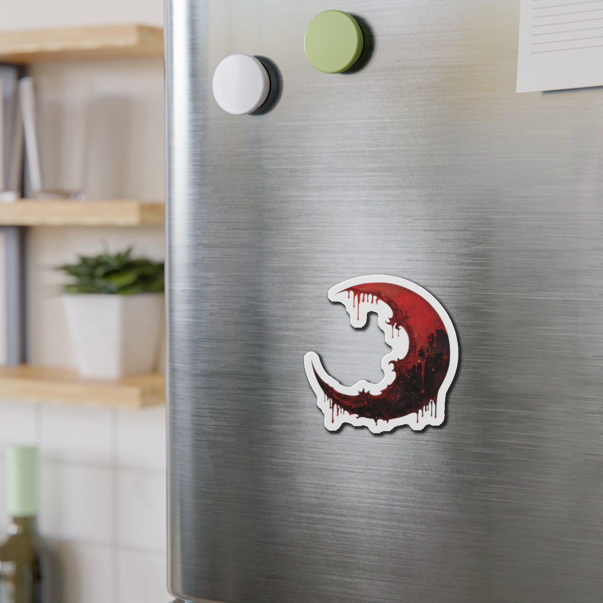 Blood Moon Die-Cut Magnets