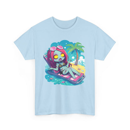 Beach Babe Zombie Unisex Heavy Cotton Tee