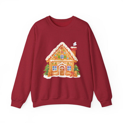 Gingerbread House Unisex Heavy Blend™ Crewneck Sweatshirt