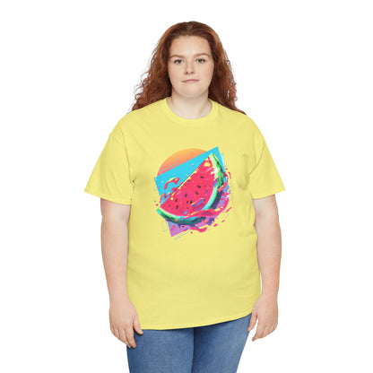 Summer Watermelon Unisex Heavy Cotton Tee