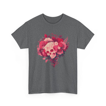 Skull Bouquet Unisex Heavy Cotton Tee