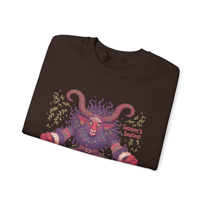 Season's Beatings (Krampus) Unisex Heavy Blend™ Crewneck Sweatshirt