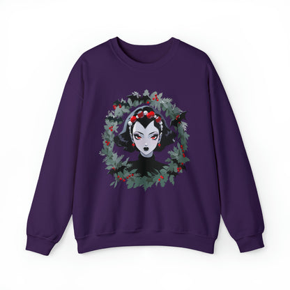 Vampire Wreath Unisex Heavy Blend™ Crewneck Sweatshirt