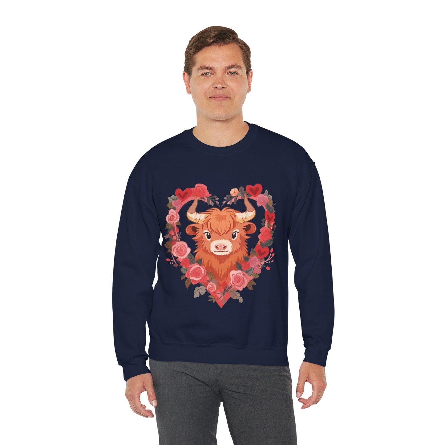 Moo Moo Love Unisex Heavy Blend™ Crewneck Sweatshirt