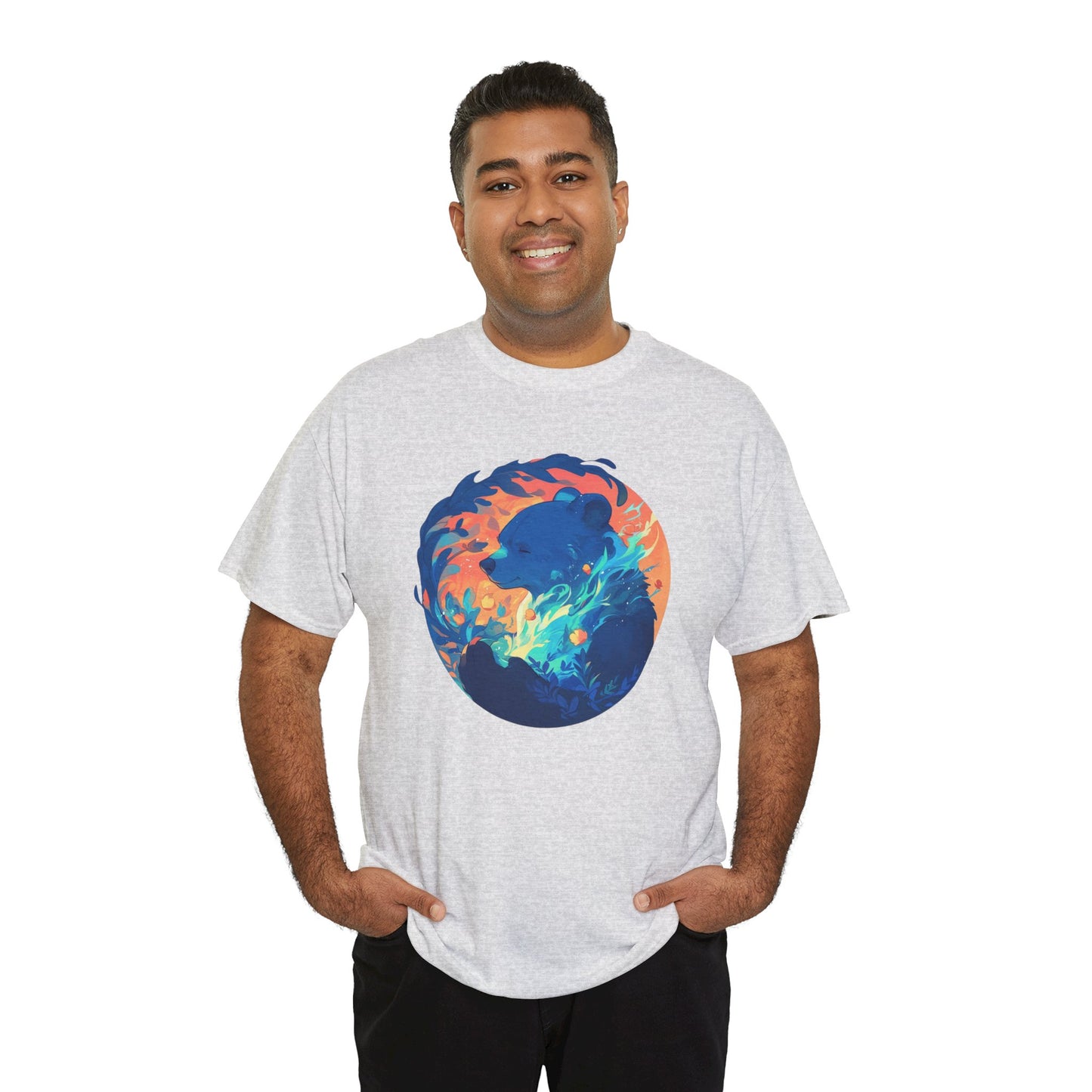 Elemental Bear Unisex Heavy Cotton Tee