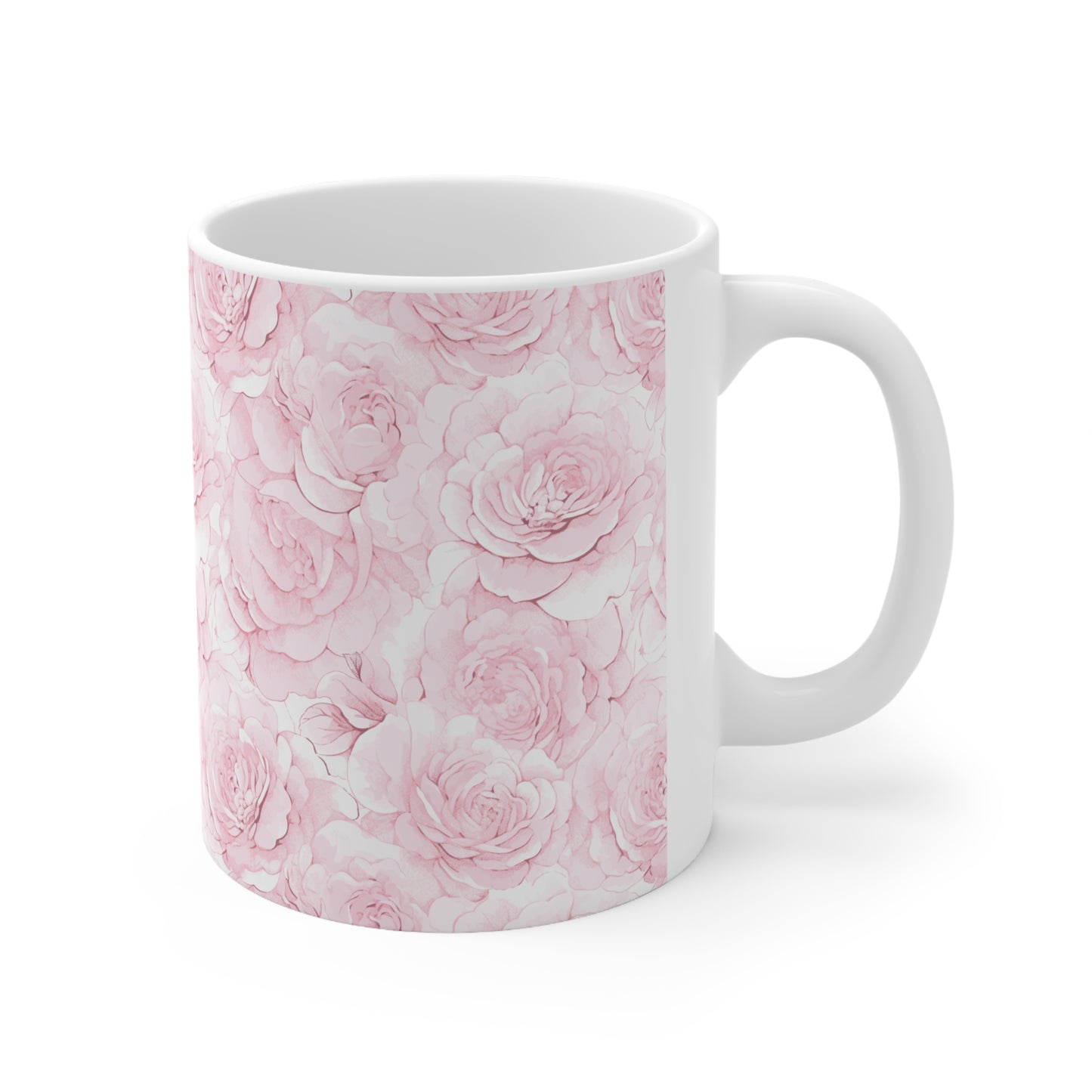 Romantic Roses Ceramic Mug 11oz