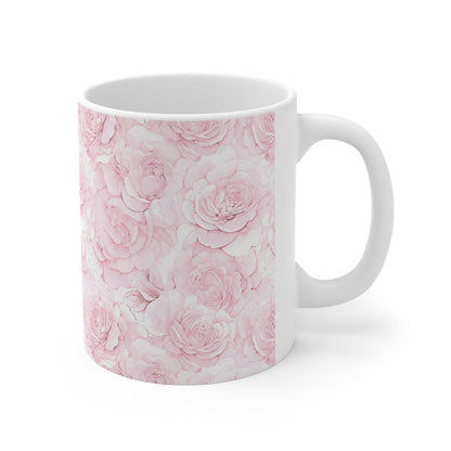 Romantic Roses Ceramic Mug 11oz