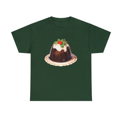 Christmas Pudding Unisex Heavy Cotton Tee