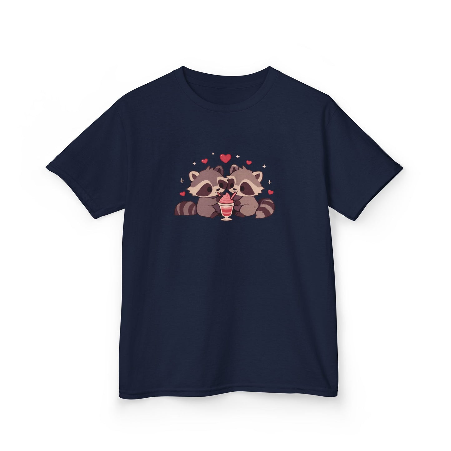 Raccoons Sharing Milkshake Kids Heavy Cotton™ Tee