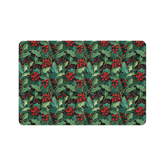 Holly Pet Food Mat (12x18)
