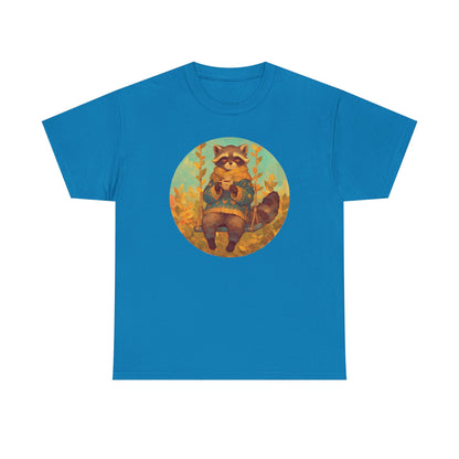 Cocoa Raccoon Unisex Heavy Cotton Tee