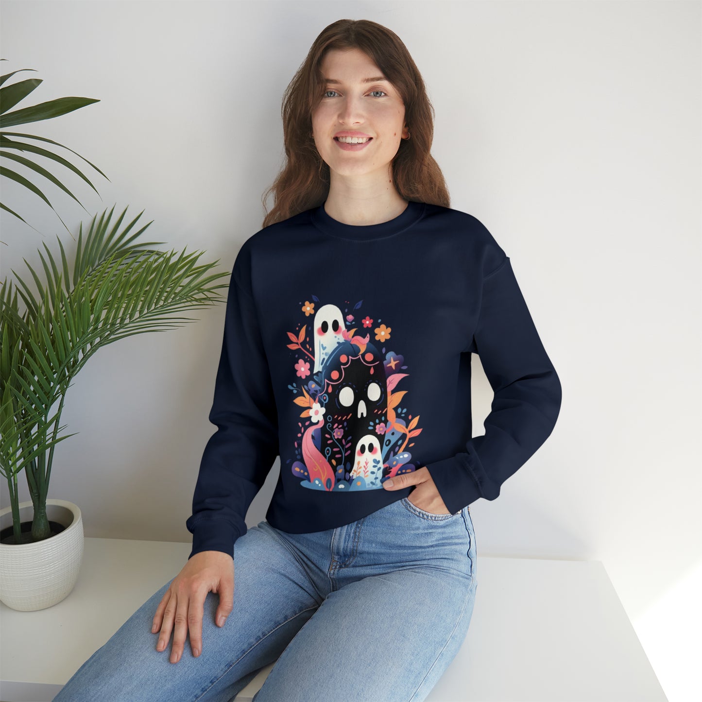 Ghosties Unisex Heavy Blend™ Crewneck Sweatshirt