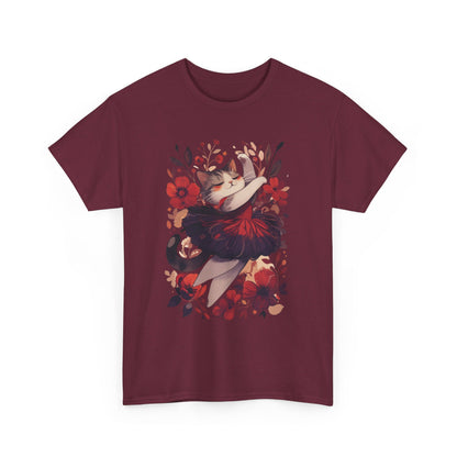 Ballet Cat Unisex Heavy Cotton Tee