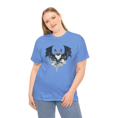 Midnight Bat Unisex Heavy Cotton Tee