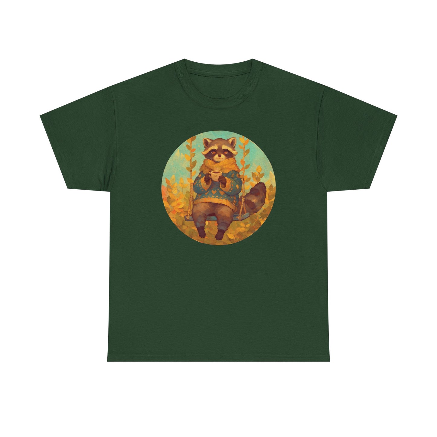 Cocoa Raccoon Unisex Heavy Cotton Tee