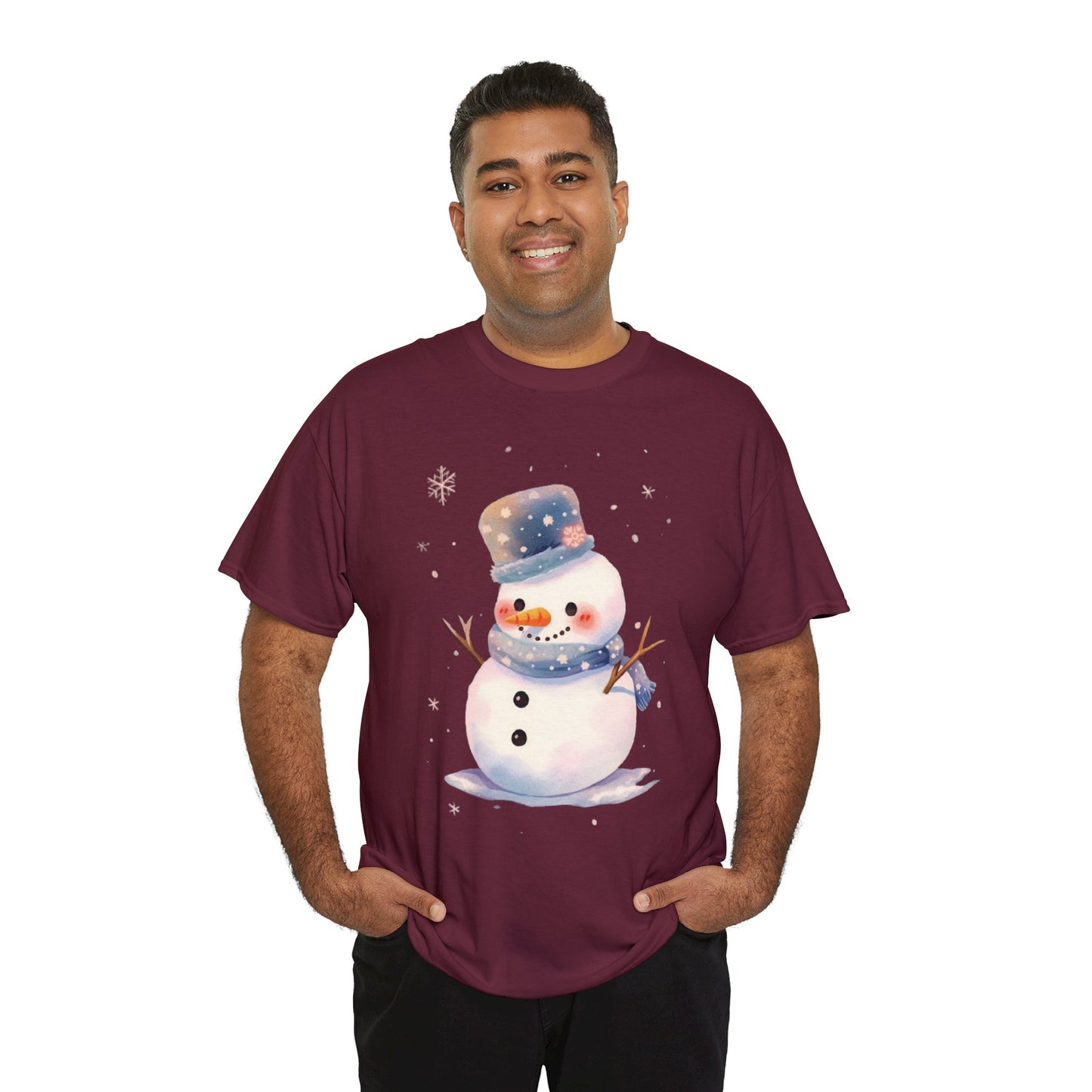 Snowman Unisex Heavy Cotton Tee