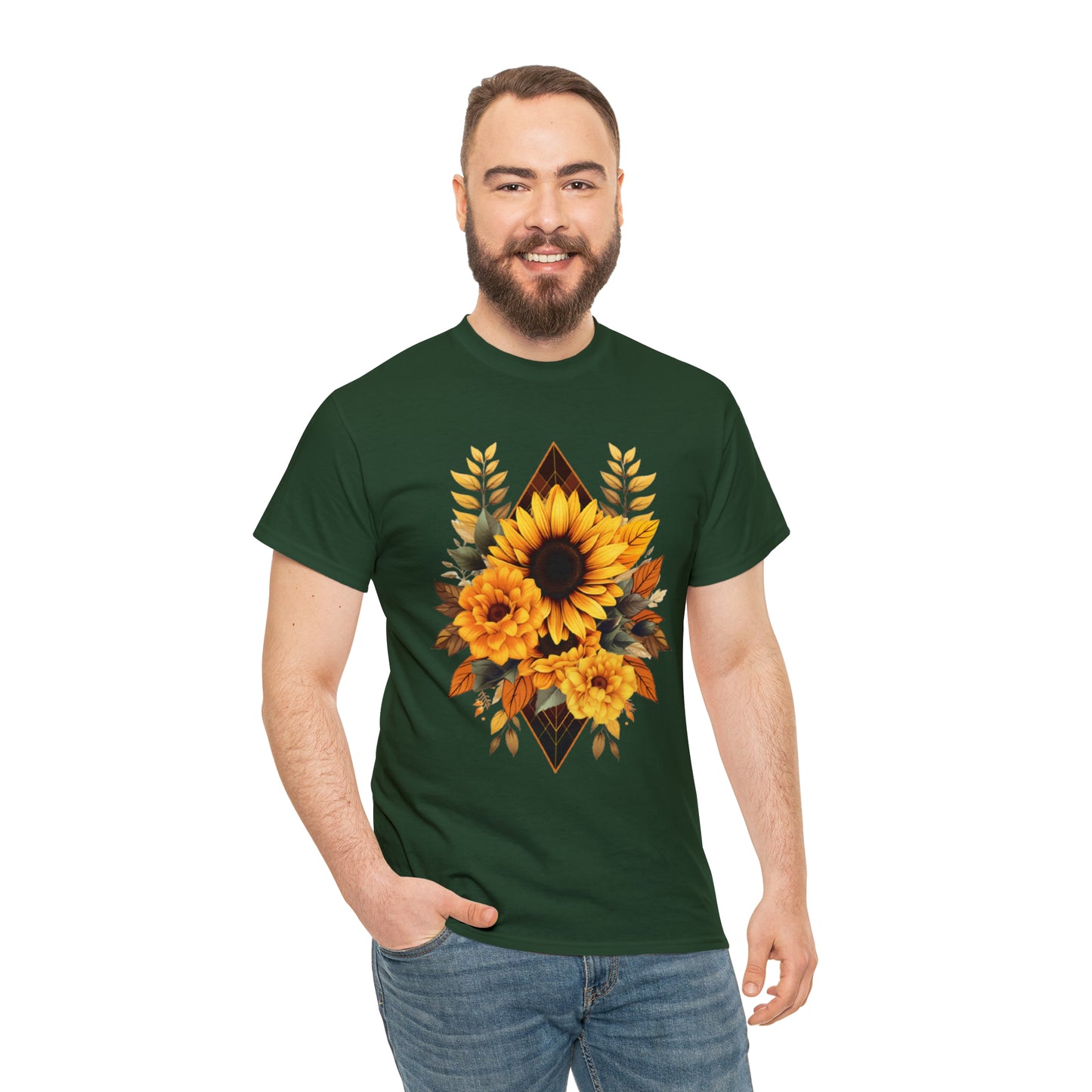 Sunflowers Unisex Heavy Cotton Tee
