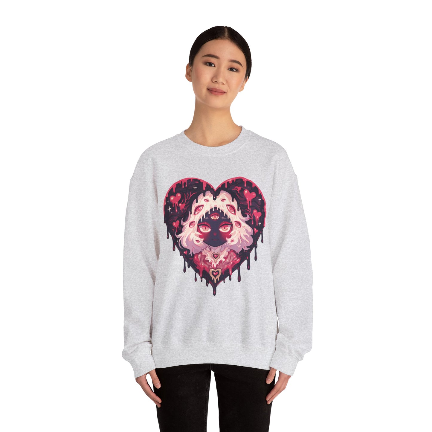 Melty Heart Unisex Heavy Blend™ Crewneck Sweatshirt