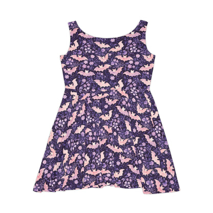 Pastel Bats Women's Skater Dress (AOP)