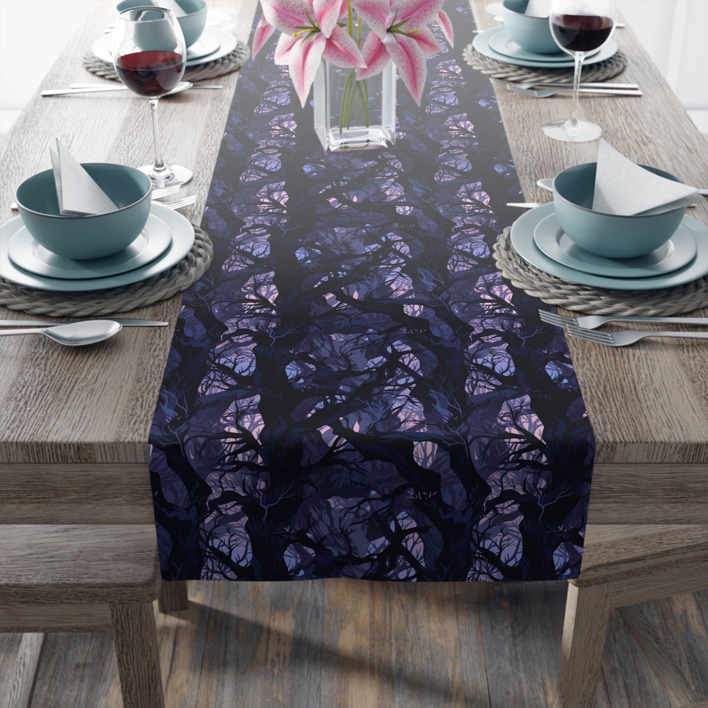 Haunted Forest Table Runner (Cotton, Poly)