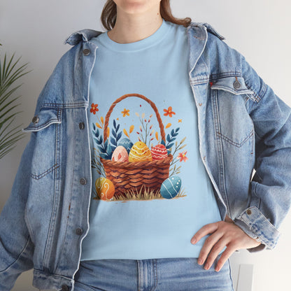 Easter Basket Unisex Heavy Cotton Tee