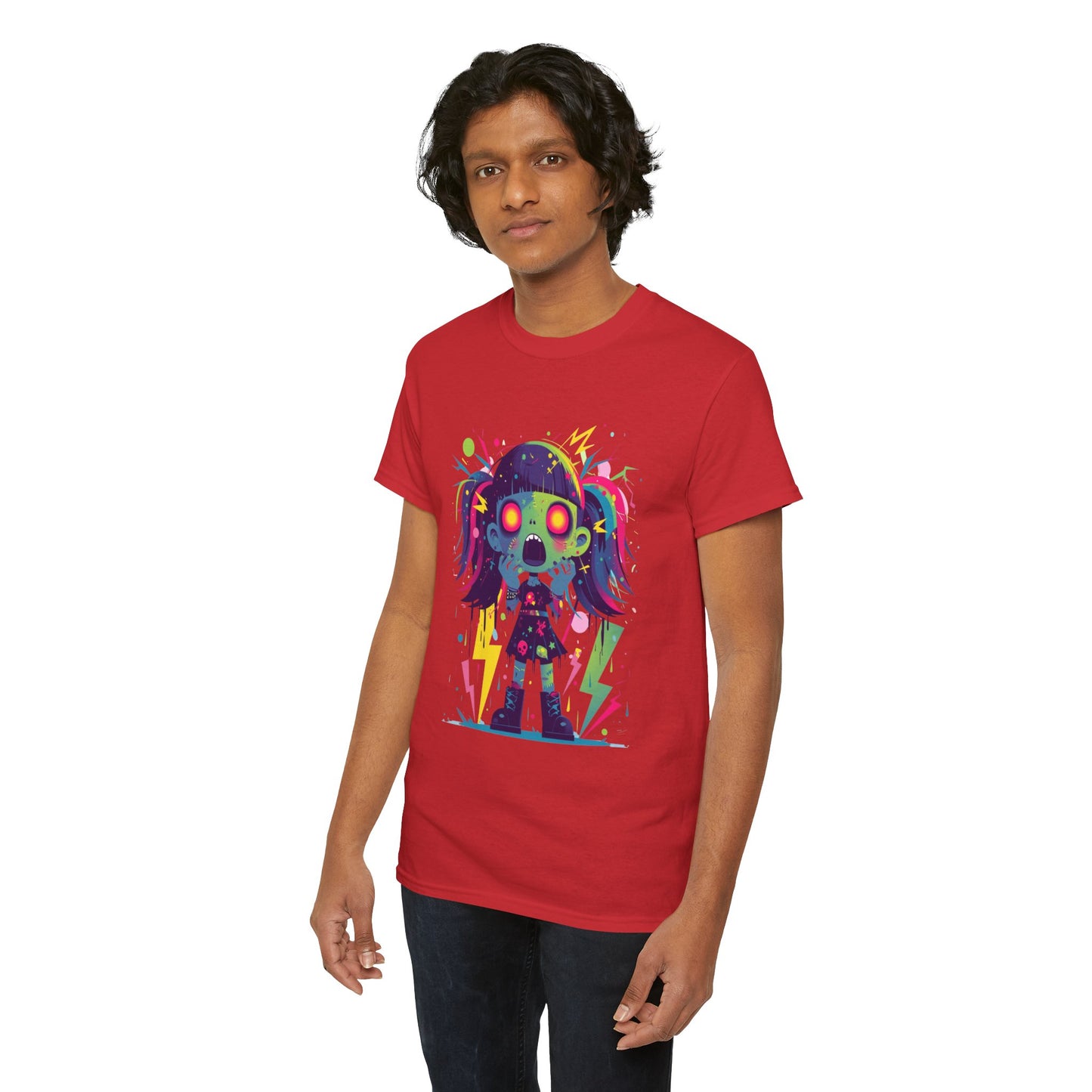 Electrified Zombie Unisex Heavy Cotton Tee
