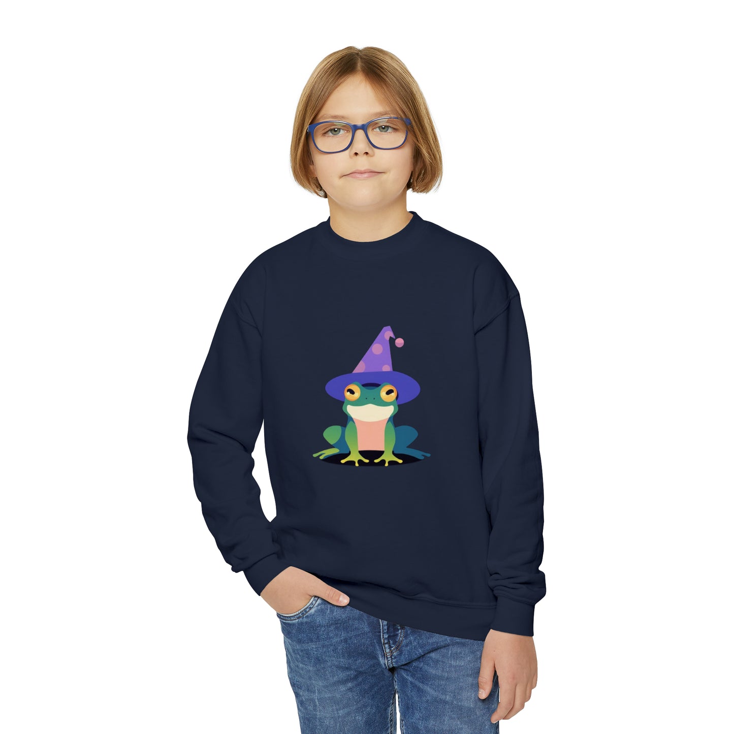 Wizard Frog Youth Crewneck Sweatshirt