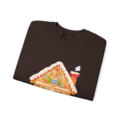 Gingerbread House Unisex Heavy Blend™ Crewneck Sweatshirt