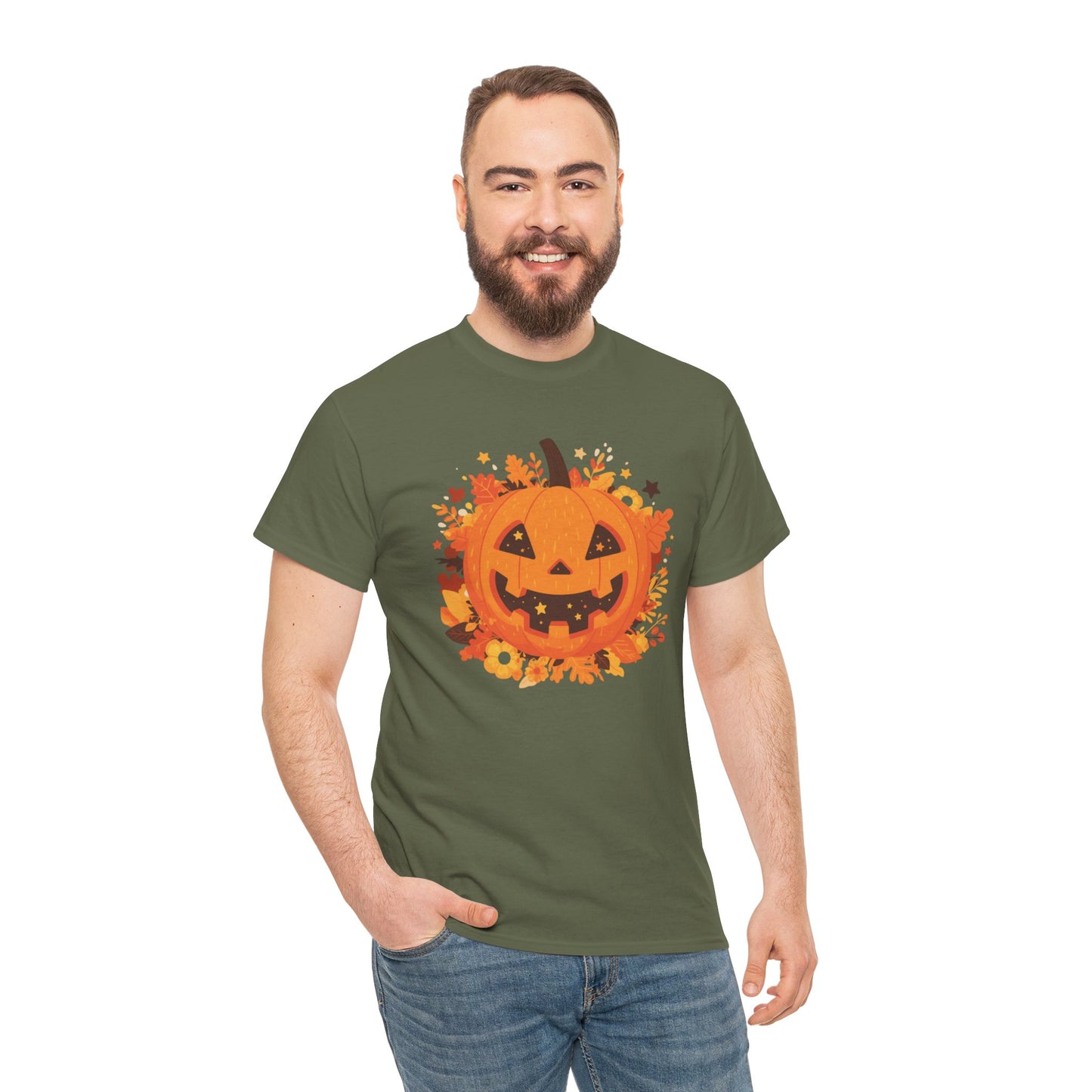 Jack-O-Lantern Unisex Heavy Cotton Tee