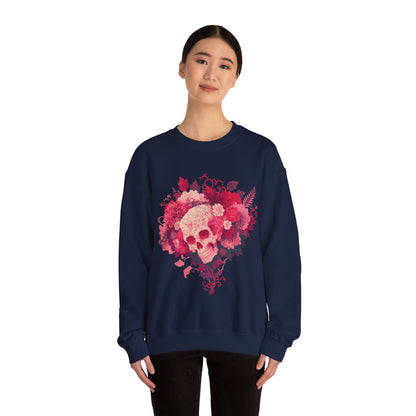Skull Bouquet Unisex Heavy Blend™ Crewneck Sweatshirt