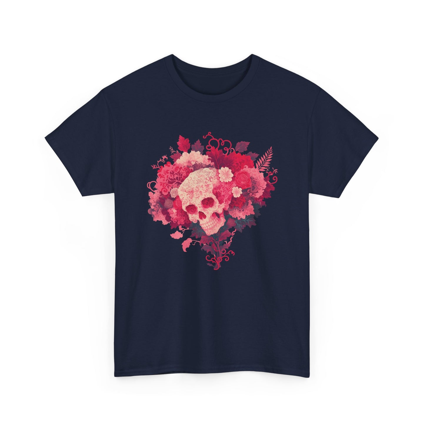 Skull Bouquet Unisex Heavy Cotton Tee
