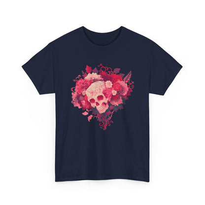 Skull Bouquet Unisex Heavy Cotton Tee