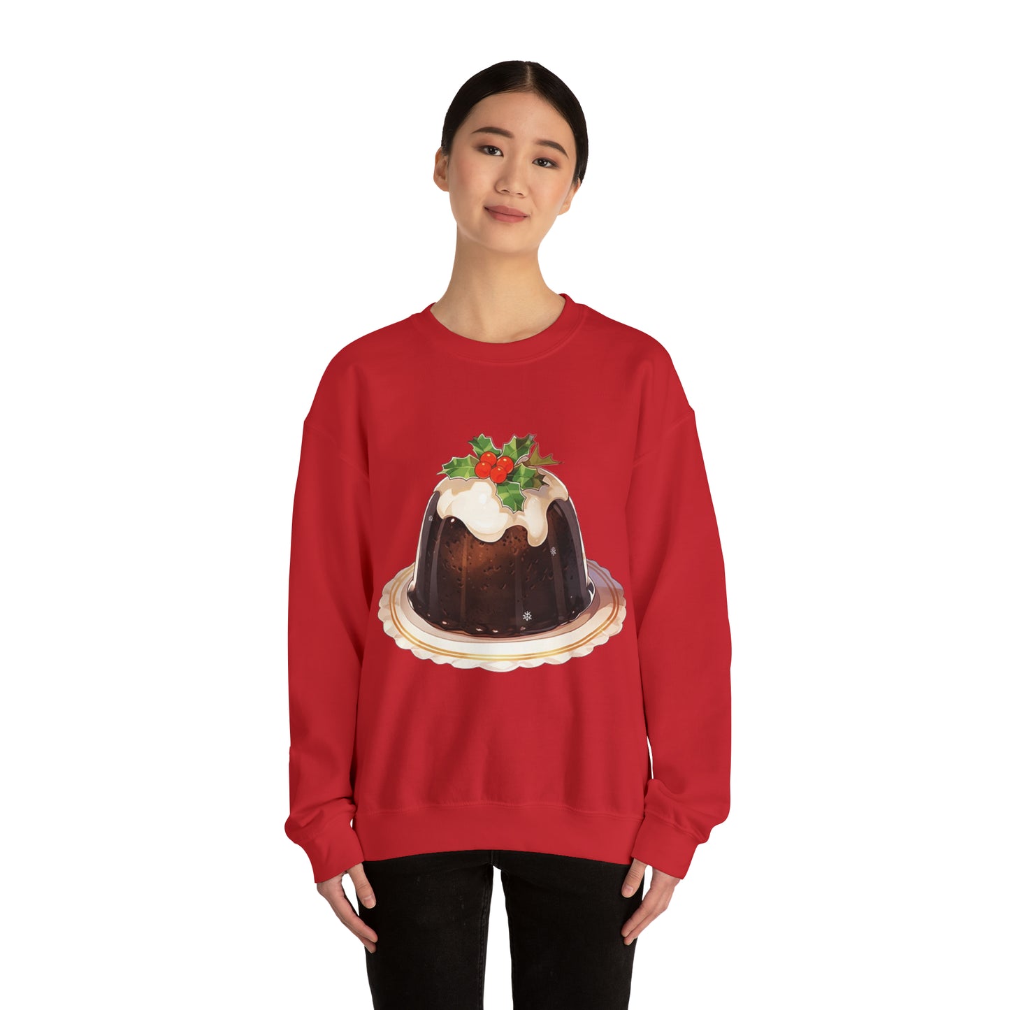 Christmas Pudding Unisex Heavy Blend™ Crewneck Sweatshirt