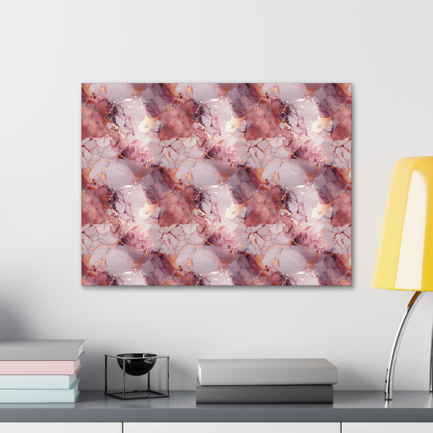 Rose Gold Marble Canvas Gallery Wrap