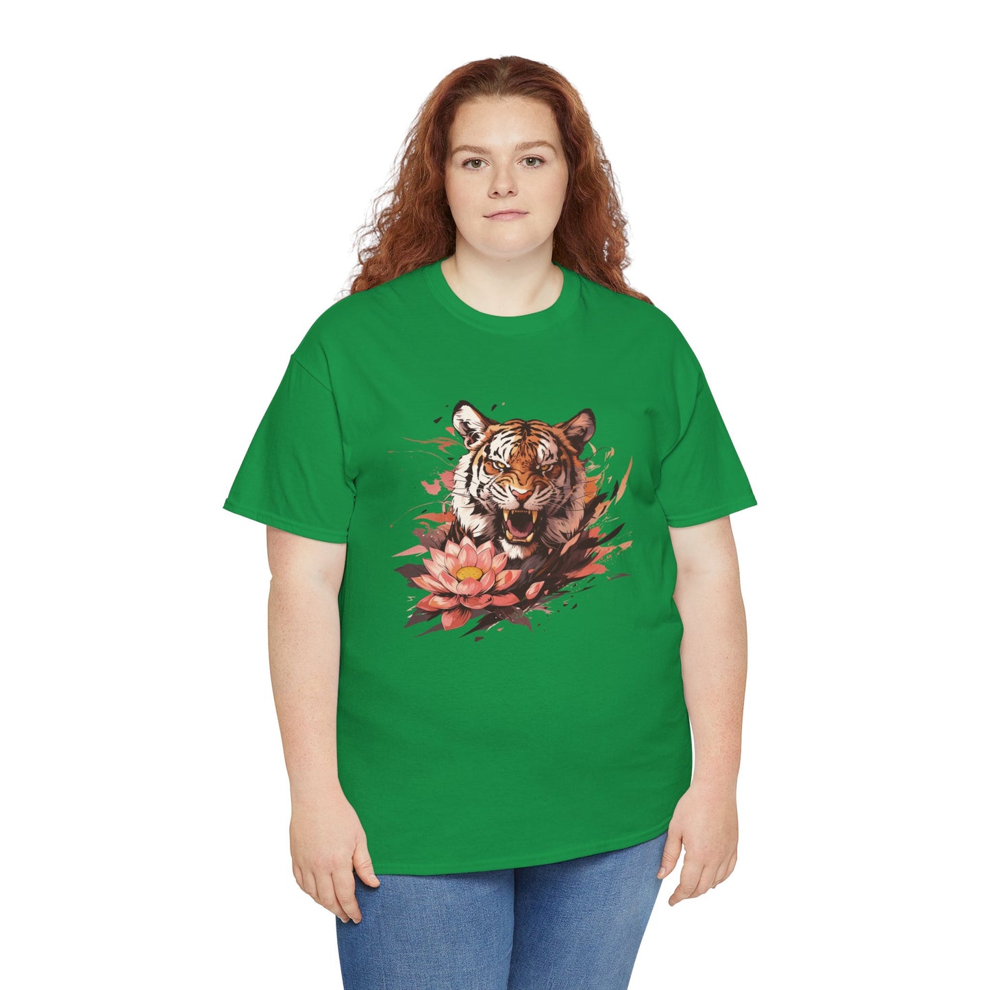 Lotus Tiger Unisex Heavy Cotton Tee