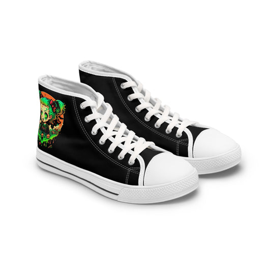 Harvest Moon Zombie Women's High Top Sneakers