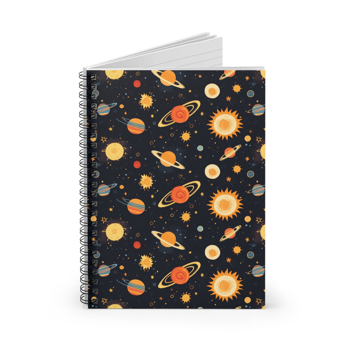 Spacing Out Spiral Notebook - Ruled Line
