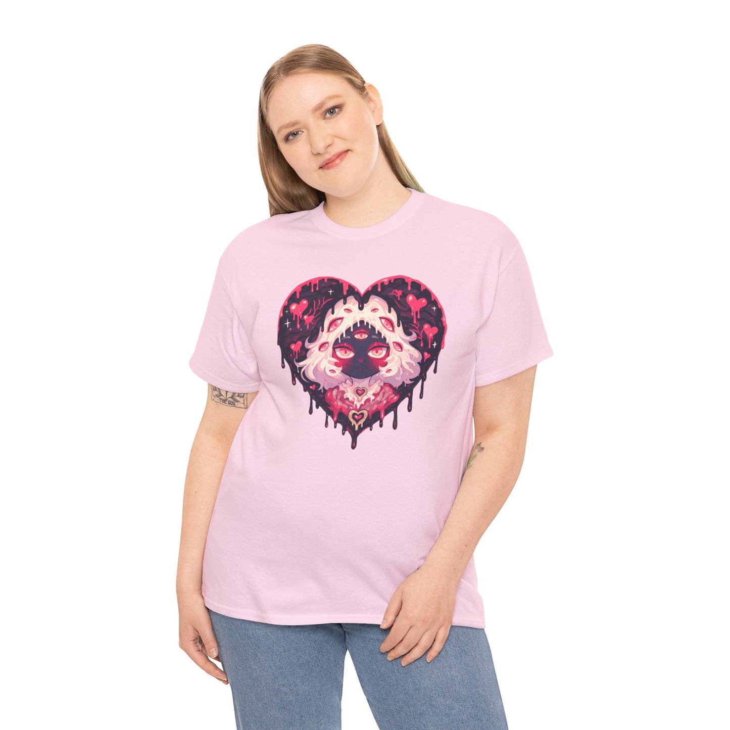 Melty Heart Unisex Heavy Cotton Tee
