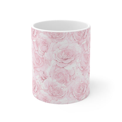 Romantic Roses Ceramic Mug 11oz