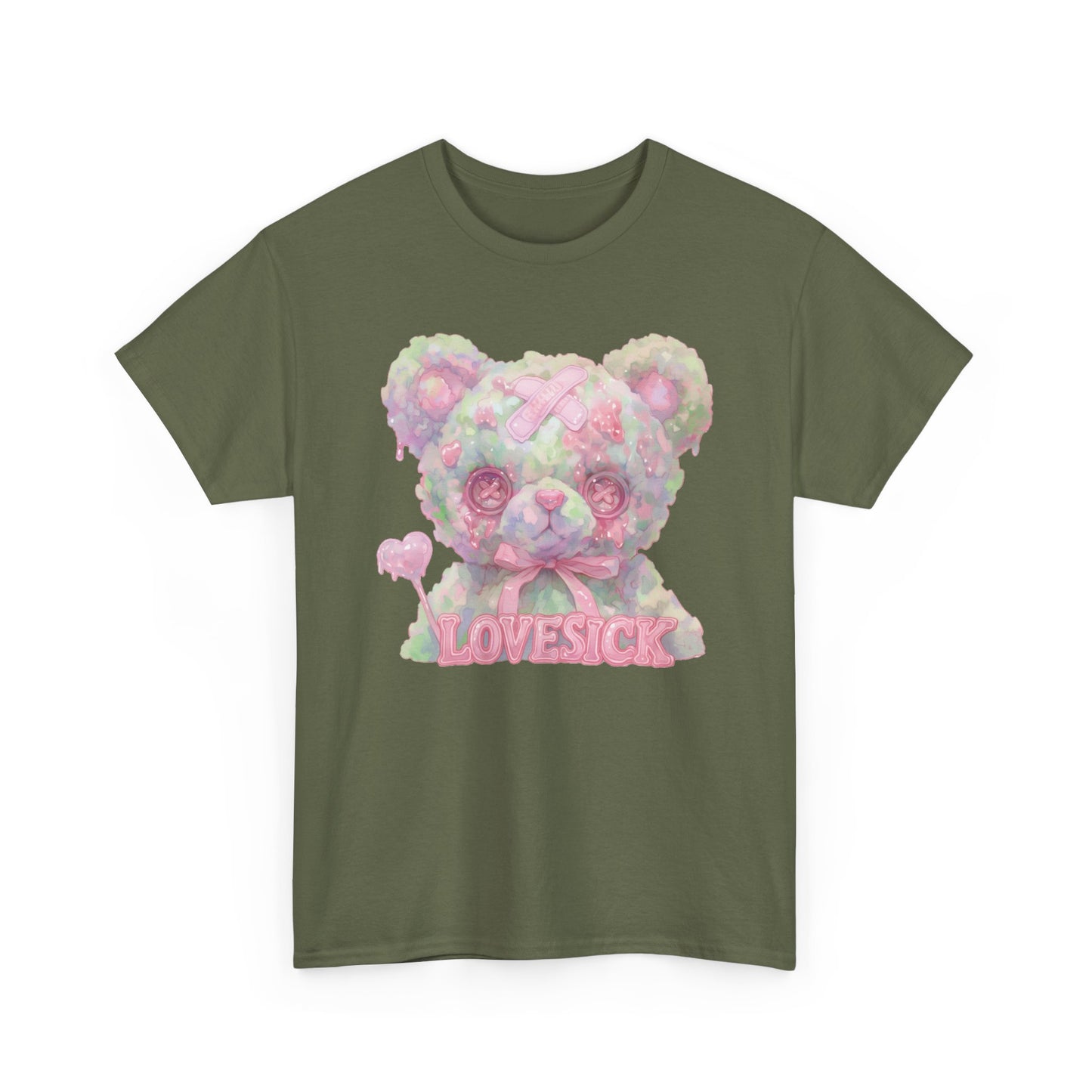 Lovesick Bear Unisex Heavy Cotton Tee