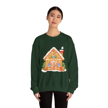Gingerbread House Unisex Heavy Blend™ Crewneck Sweatshirt