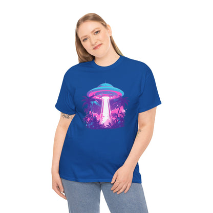 Tropical UFO Unisex Heavy Cotton Tee
